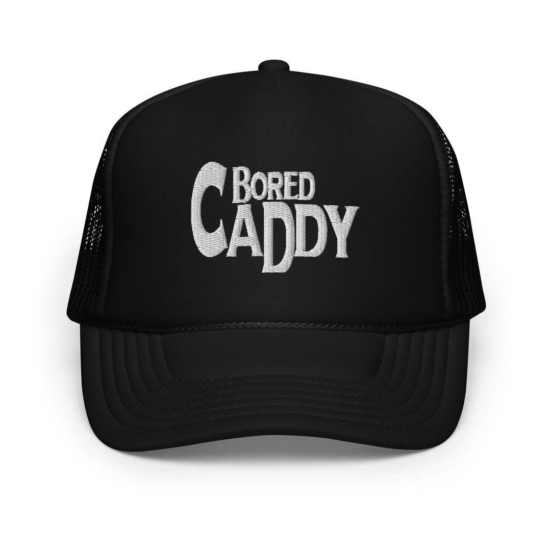 Bored Caddy Black Abbey Foam Trucker Hat