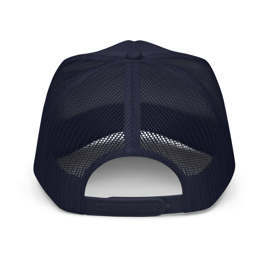Blue Abbey Foam Trucker Hat
