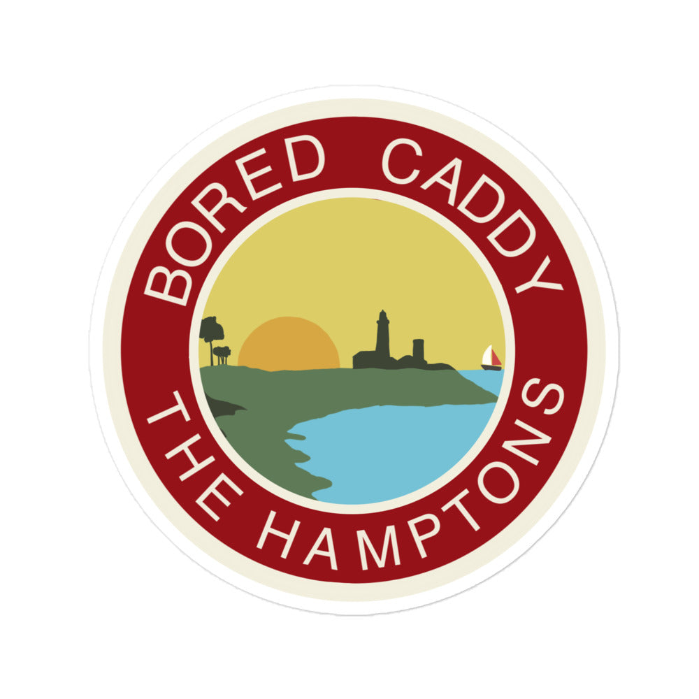 Bored Caddy Hamptons Stickers